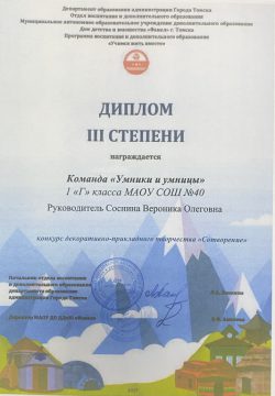 Умники и умницы. Соснина